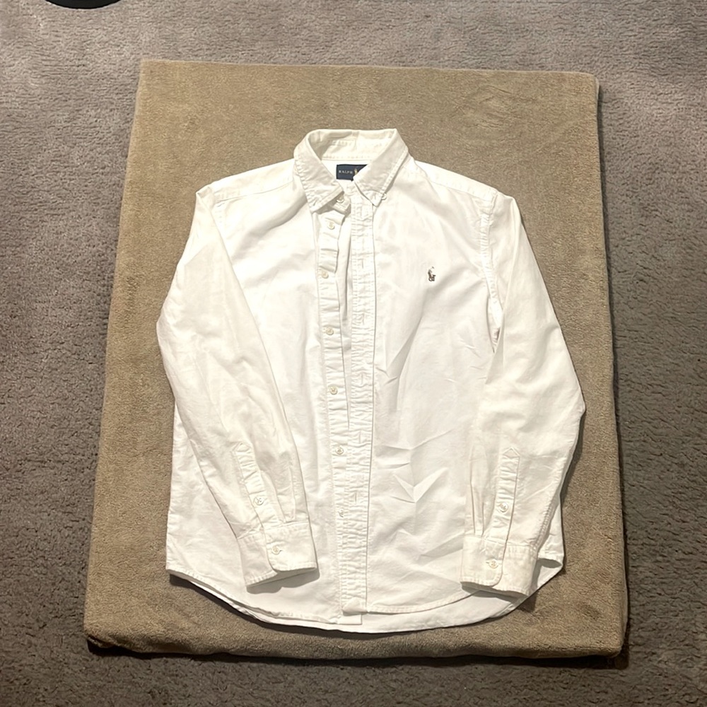 Kids White Button